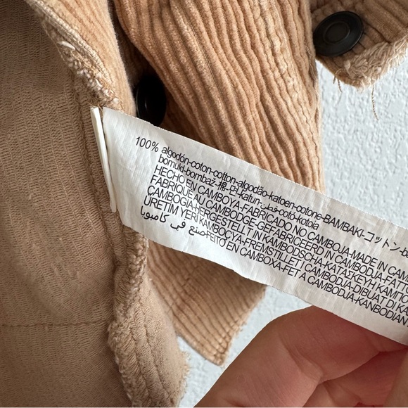 ZARA Oversized Corduroy Jacket small - Picture 4 of 6